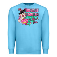 Ocean Blue breast cancer is boo shit Premium Sweatshirt - AdoDesignShop