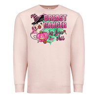 Pale Pink breast cancer is boo shit Premium Sweatshirt - AdoDesignShop