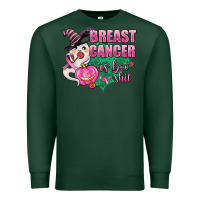 Sports Green breast cancer is boo shit Premium Sweatshirt - AdoDesignShop