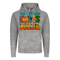 Cloud Rock just a girl who loves fall Vintage Hoodie - AdoDesignShop