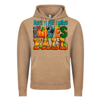 Vintage Coffee just a girl who loves fall Vintage Hoodie - AdoDesignShop