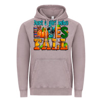 Vintage Zinc just a girl who loves fall Vintage Hoodie - AdoDesignShop