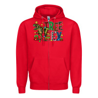 Red tree rex coffee drink Zipper Hoodie - Zillion Design Studio
