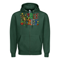 Sports Green tree rex coffee drink Zipper Hoodie - Zillion Design Studio