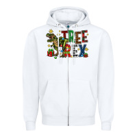 White tree rex coffee drink Zipper Hoodie - Zillion Design Studio