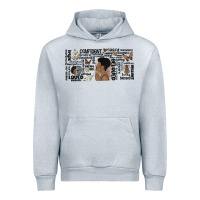 Heather Grey black woman confident Urban Hoodie - MaliasSmallBusiness