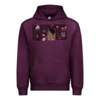 Mauve Wine black woman confident Urban Hoodie - MaliasSmallBusiness
