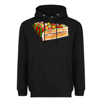 Black red christmas cake fa element 1 Heavyweight Hoodie - FaDigitalArtStudio