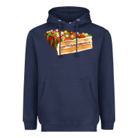 Navy red christmas cake fa element 1 Heavyweight Hoodie - FaDigitalArtStudio