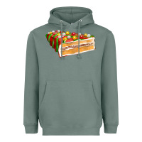 Sage red christmas cake fa element 1 Heavyweight Hoodie - FaDigitalArtStudio