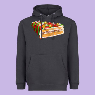 Red Christmas Cake Fa Element 1 Heavyweight Hoodie Designed By Fadigitalartstudio