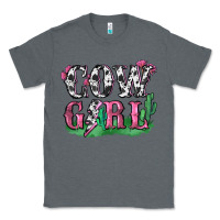 Charcoal Heather cowgirl lightning bolt Classic Tee - Zillion Design Studio