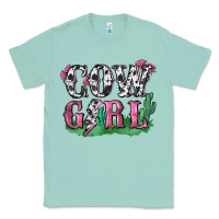 Seafoam cowgirl lightning bolt Classic Tee - Zillion Design Studio