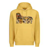 Antique Gold howdy killer Premium Hoodie - NancyCooperArtShop
