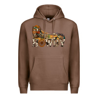 Chestnut howdy killer Premium Hoodie - NancyCooperArtShop