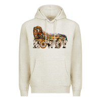 Oatmeal Heather howdy killer Premium Hoodie - NancyCooperArtShop