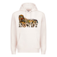 Pale Pink howdy killer Premium Hoodie - NancyCooperArtShop