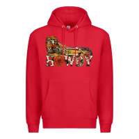 Red howdy killer Premium Hoodie - NancyCooperArtShop