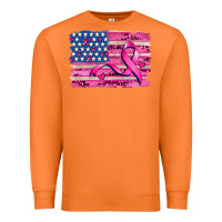 Carrot american flag and  cancer ribbon pattern Premium Sweatshirt - AdoDesignShop