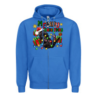 True Royal meowy christmas Zipper Hoodie - Zillion Design Studio