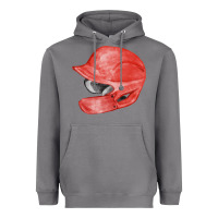 Storm red baseball batting helmet fa element Heavyweight Hoodie - FaDigitalArtStudio