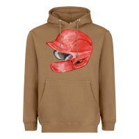 Toasted Coconut red baseball batting helmet fa element Heavyweight Hoodie - FaDigitalArtStudio