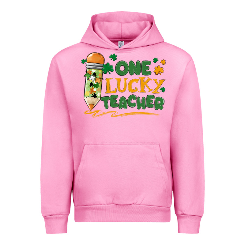 One Lucky Teacher Urban Hoodie by MaliasSmallBusiness | Teevron