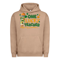 Pigment Burro one lucky teacher Urban Hoodie - MaliasSmallBusiness