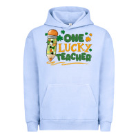 Pigment Grape Ice one lucky teacher Urban Hoodie - MaliasSmallBusiness