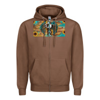 Chestnut Wings Cross Faith Zipper Hoodie - RanaPortraitStore