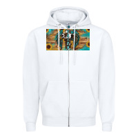 White Wings Cross Faith Zipper Hoodie - RanaPortraitStore