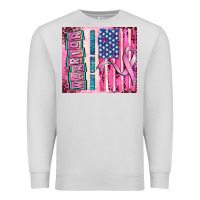 Dove Grey warrior breast cancer and american flag Premium Sweatshirt - AdoDesignShop