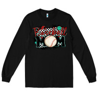 Black baseball mom Long Sleeve Tee - MaliasSmallBusiness