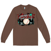 Chestnut baseball mom Long Sleeve Tee - MaliasSmallBusiness