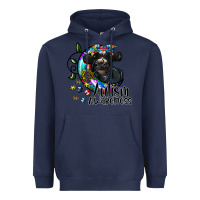 Navy autism awareness Heavyweight Hoodie - SublimationCraftShop