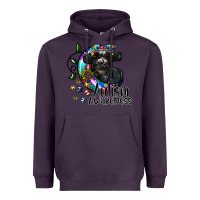 Plum autism awareness Heavyweight Hoodie - SublimationCraftShop