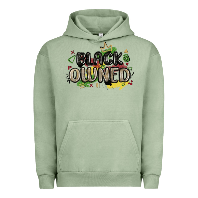 Black Owned Urban Hoodie by MaliasSmallBusiness | Teevron