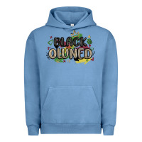 Pigment Pebble Blue black owned Urban Hoodie - MaliasSmallBusiness