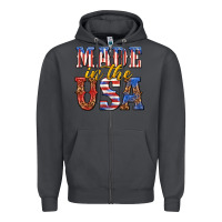 Smoke made in the usa Zipper Hoodie - texasbilliewilder