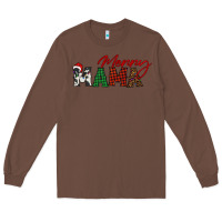 Chestnut merry mama Long Sleeve Tee - BarkalooDesign
