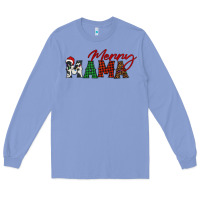 Colony Blue merry mama Long Sleeve Tee - BarkalooDesign