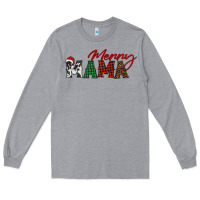 Heather Grey merry mama Long Sleeve Tee - BarkalooDesign