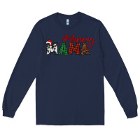 Navy merry mama Long Sleeve Tee - BarkalooDesign