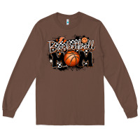 Chestnut basketball mom Long Sleeve Tee - MaliasSmallBusiness