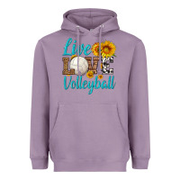 Lavender live love volleyball Heavyweight Hoodie - HRA Design Shop