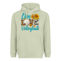 Matcha live love volleyball Heavyweight Hoodie - HRA Design Shop