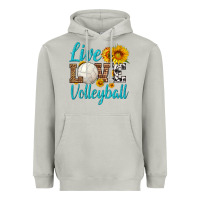 Moon Dust live love volleyball Heavyweight Hoodie - HRA Design Shop