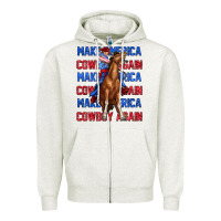 Make America Cowboy Again Zipper Hoodie | Teevron