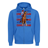 True Royal make america cowboy again Zipper Hoodie - texasbilliewilder