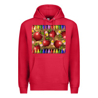 Cardinal Teacher Crayons And Apples Premium Hoodie - LillyAllenDesigns